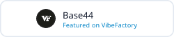 Base44 - Featured on VibeFactory